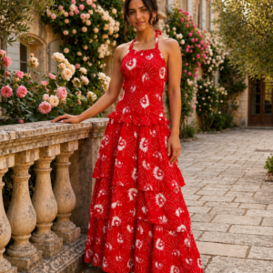 The Scarlet Bloom Dress